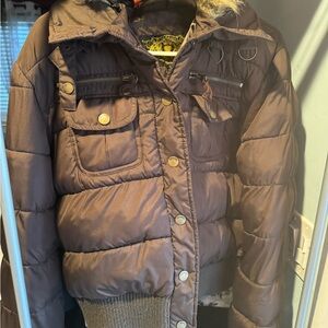 ellemenno Brown Puffer Jacket